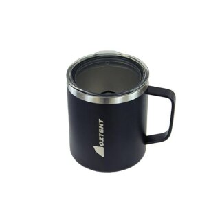 Oztent Kaffee Tasse - Plastik Kappe - schwarz